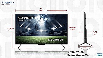�������� LED "43 �������� ��� 43SUD8500 ����� 4K