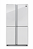 מקרר 4 דלתות שארפ SHARP דגם SJ-8960 WN זכוכית לבנה מקרר 4 דלתות שארפ SHARP דגם SJ-8960 WN זכוכית לבנה