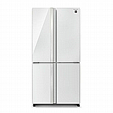 מקרר 4 דלתות 611 ליטר Sharp SJ-8841-WH זכוכית לבנה שארפ מקרר 4 דלתות 611 ליטר Sharp SJ-8841-WH זכוכית לבנה שארפ