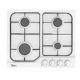 כיריים גז 4 להבות מבית MIDEA מידאה דגם (60SJ401(W כיריים גז 4 להבות מבית MIDEA מידאה דגם (60SJ401(W