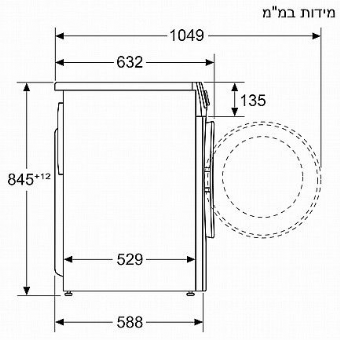 ����� ����� 9 �"� BOSCH ��� ��� WGA142X9IL