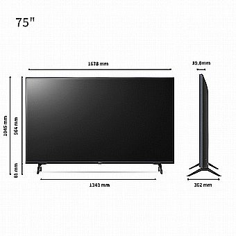 �������� ���� 75 ���� 4K UHD �� �� LG ��� 75UR80006LJ