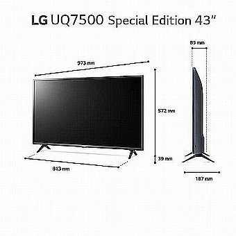 �������� ���� 43 ���� 4K UHD �� �� LG ��� 43UQ75006LG