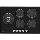 כיריים גז 75 ס"מ 5 להבות בגימור זכוכית שחורה Midea 75GH503 - שנתיים אחריות ע"י היבואן הרשמי כיריים גז 75 ס"מ 5 להבות בגימור זכוכית שחורה Midea 75GH503 - שנתיים אחריות ע"י היבואן הרשמי