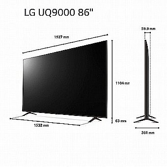 �������� ���� 86" LG UHD �� �� ��� 86UQ90006LC